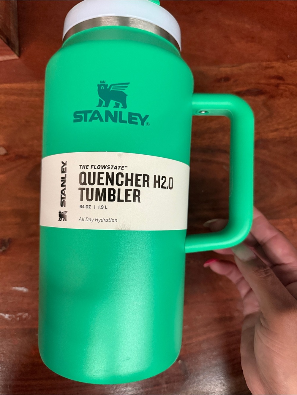 NEW STANLEY Quencher 60oz H2.0 FlowState Stainless Steel in Medow